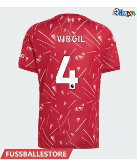 Günstige Liverpool Virgil van Dijk #4 Heimtrikot 2026-27 Kurzarm